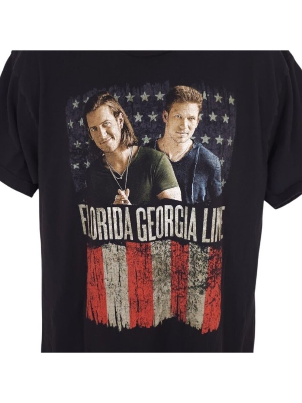 Florida Georgia Line T Shirt Mens Size XL Black This Is How We Roll Tour
